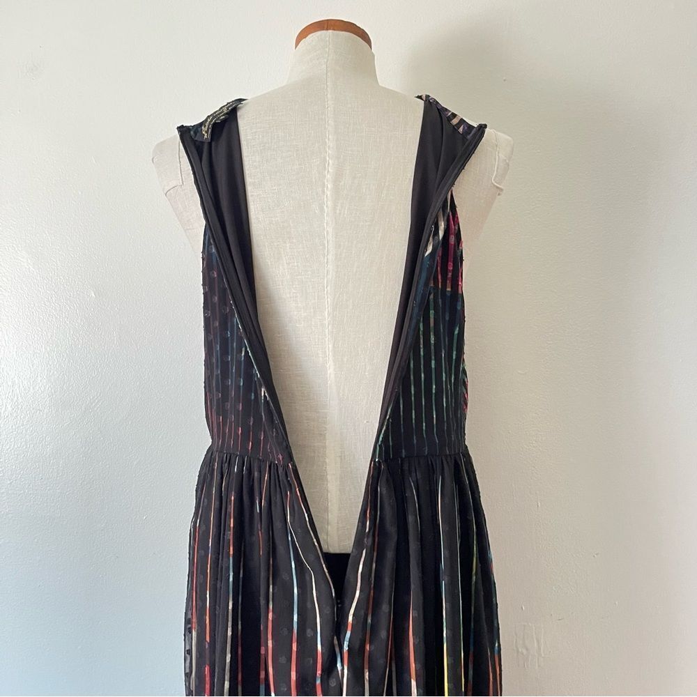 Anthropologie Geisha Designs Kalinka Maxi Dress size 10 preowned - Picture 6 of 11